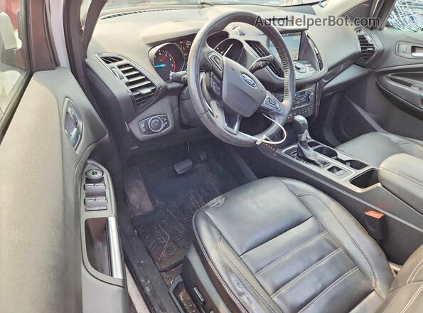 1FMCU9J90HUA00731 2017 FORD ESCAPE White Вид панелі приладів