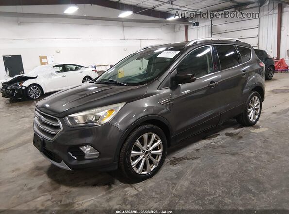 1FMCU9J90HUB22098 2017 FORD ESCAPE Серый Передняя левая четверть