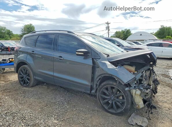 1FMCU9J90HUB22330 2017 FORD ESCAPE Gray Przód prawy