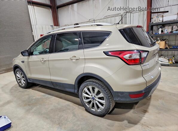1FMCU9J90HUE10087 2017 FORD ESCAPE Tan Rear left