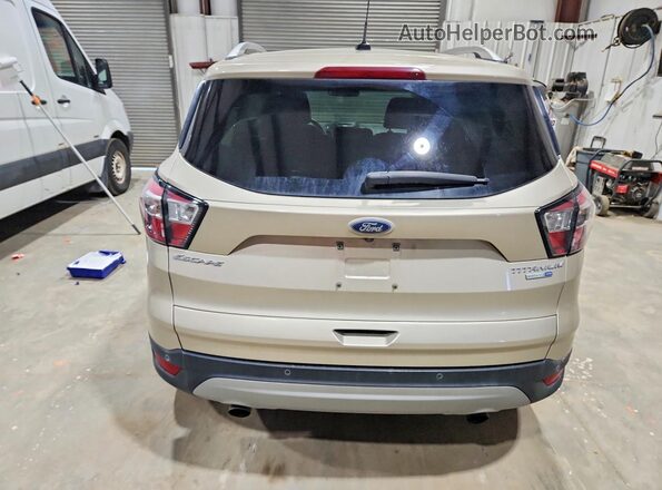 1FMCU9J90HUE10087 2017 FORD ESCAPE Tan Rear view