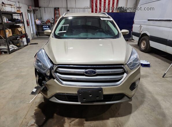 1FMCU9J90HUE10087 2017 FORD ESCAPE Tan Front view