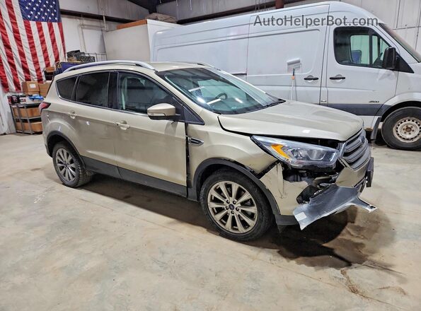 1FMCU9J90HUE10087 2017 FORD ESCAPE Tan Front right