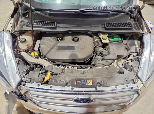 1FMCU9J90HUE10087 2017 FORD ESCAPE Tan Engine compartment view