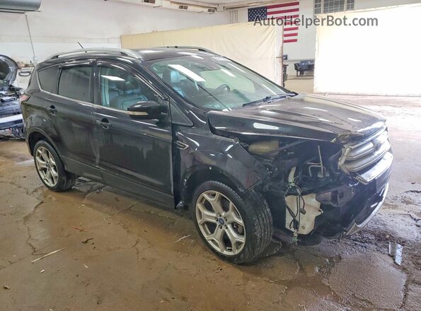 1FMCU9J90HUE34423 2017 FORD ESCAPE Black Przód prawy