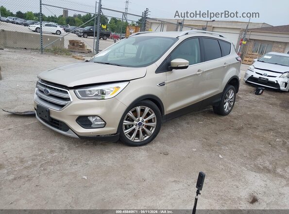 1FMCU9J90JUB99320 2018 FORD ESCAPE Gold Front left