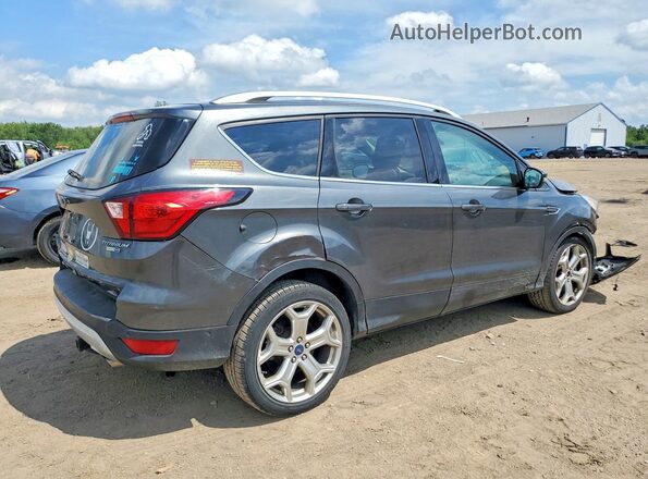 1FMCU9J90KUB53827 2019 FORD ESCAPE Gray Rear right