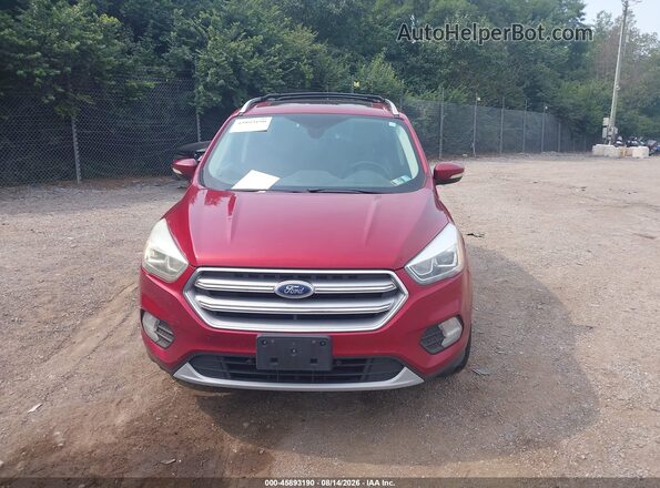 1FMCU9J91HUB84738 2017 FORD ESCAPE Красный Вид щитка приборов