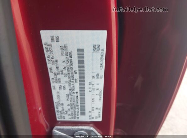1FMCU9J91HUB84738 2017 FORD ESCAPE Красный Вид подкапотного пространства