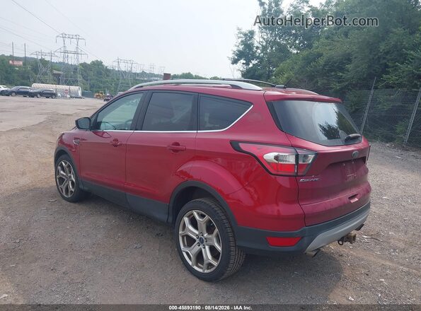 1FMCU9J91HUB84738 2017 FORD ESCAPE Красный Задняя левая четверть