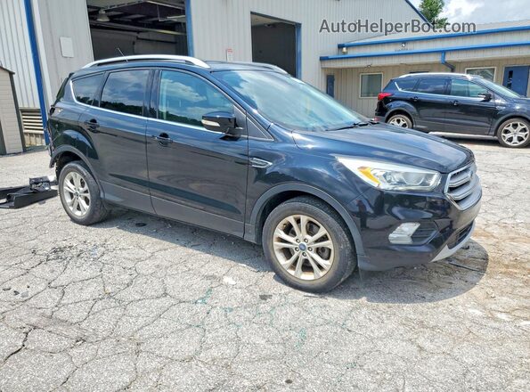 1FMCU9J91HUD37442 2017 FORD ESCAPE Black Передня права чверть