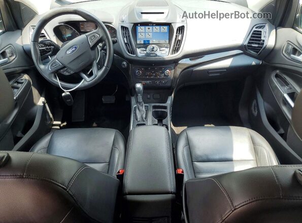 1FMCU9J91HUD37442 2017 FORD ESCAPE Black Вид панелі приладів