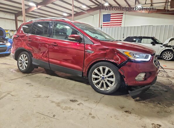 1FMCU9J92HUB91052 2017 FORD ESCAPE Красный Передняя правая четверть