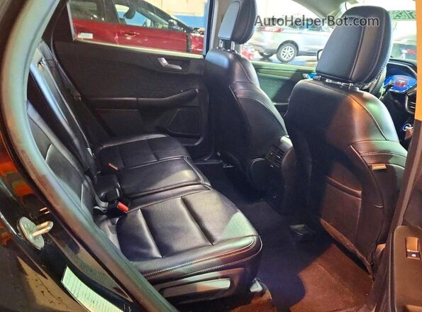 1FMCU9J92LUB15985 2020 FORD ESCAPE Black Widok wnętrza z tyłu