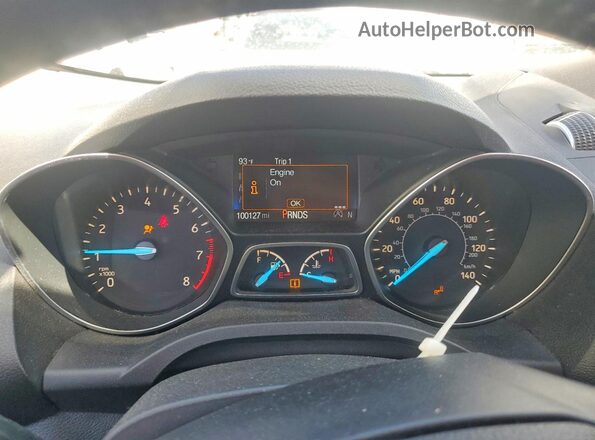 1FMCU9J93HUB62207 2017 FORD ESCAPE Gold Սարքավորումների վահանակի տեսք