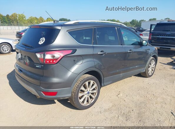 1FMCU9J93HUE18233 2017 FORD ESCAPE Gray Trasero derecho