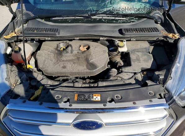 1FMCU9J93KUC29654 2019 FORD ESCAPE Charcoal Vista del compartimento del motor