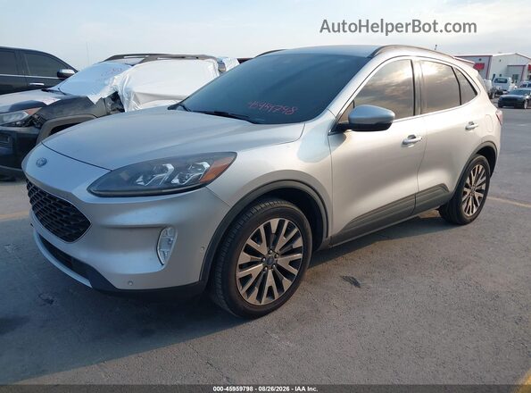 1FMCU9J93LUB15994 2020 FORD ESCAPE Silver Front left