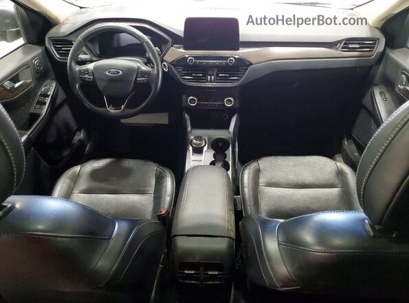 1FMCU9J93LUB54813 2020 FORD ESCAPE Угольный Вид панели приборов