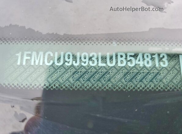1FMCU9J93LUB54813 2020 FORD ESCAPE Угольный Вид наклейки с VIN-кодом