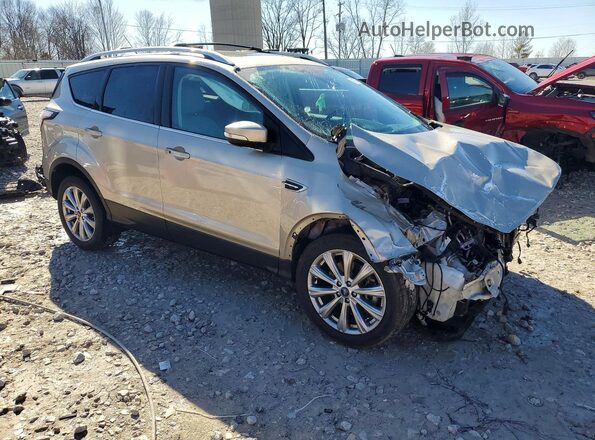 1FMCU9J94HUE62662 2017 FORD ESCAPE Желто-коричневый Передняя правая четверть