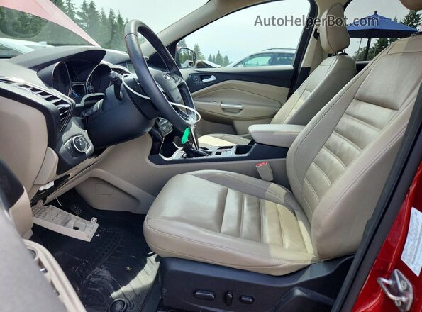 1FMCU9J94JUD05798 2018 FORD ESCAPE Red Vista interior delantera