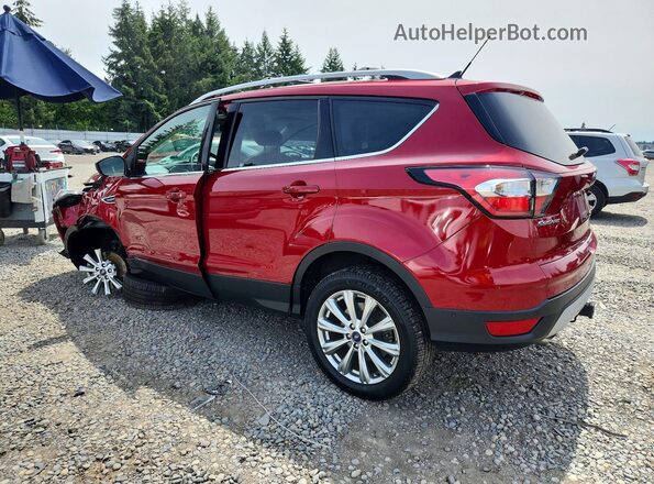 1FMCU9J94JUD05798 2018 FORD ESCAPE Red Trasero izquierdo