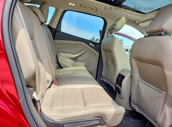1FMCU9J94JUD05798 2018 FORD ESCAPE Red Vista interior trasera