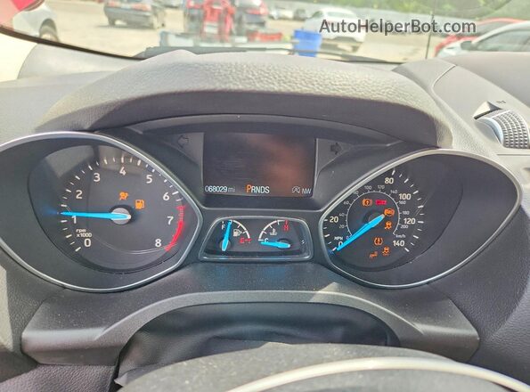 1FMCU9J94JUD05798 2018 FORD ESCAPE Red Vista del cuadro de instrumentos