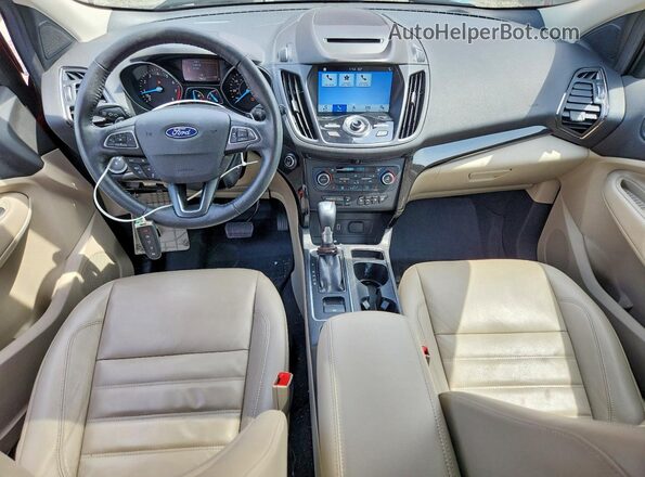 1FMCU9J94JUD05798 2018 FORD ESCAPE Red Vista del salpicadero