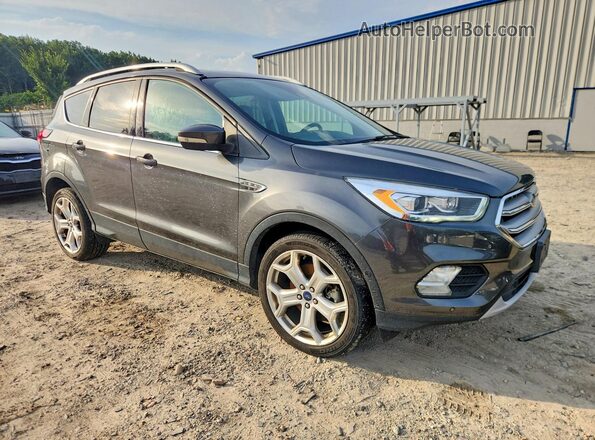 1FMCU9J94KUB21740 2019 FORD ESCAPE Gray Передня права чверть
