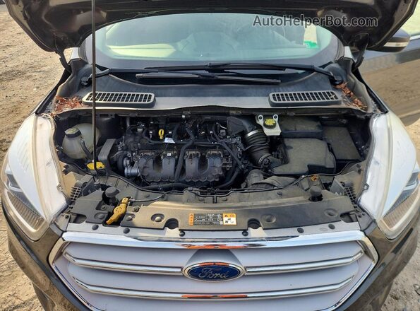1FMCU9J94KUB21740 2019 FORD ESCAPE Gray Вид підкапотного простору