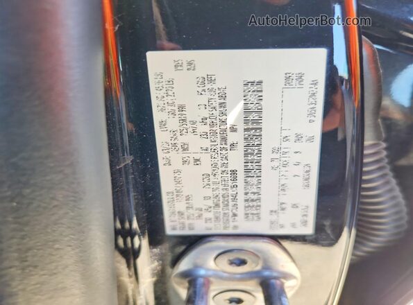 1FMCU9J94LUB16698 2020 FORD ESCAPE Black Vista de la etiqueta del VIN