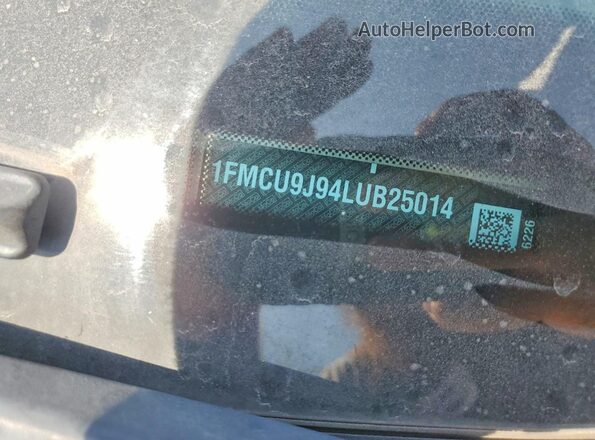 1FMCU9J94LUB25014 2020 FORD ESCAPE Silver ძრავის განყოფილების ხედი