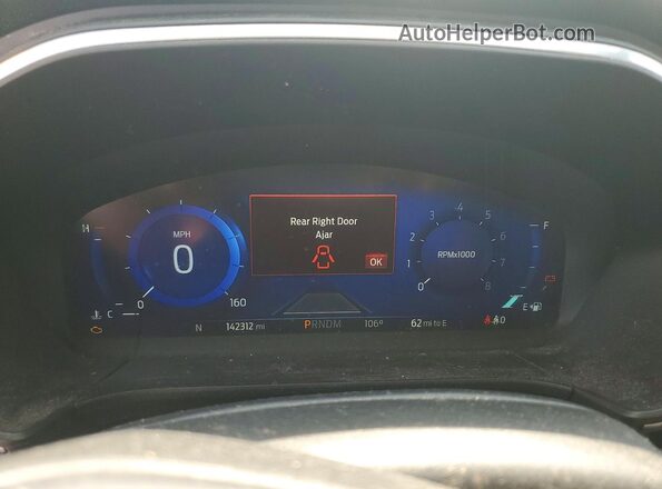 1FMCU9J94LUB25014 2020 FORD ESCAPE Silver ხელსაწყოთა პანელის ხედი