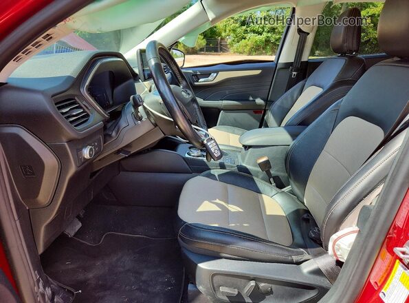 1FMCU9J94MUA03335 2021 FORD ESCAPE Red Front interior view