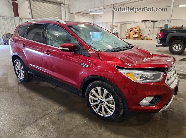 1FMCU9J95HUA48810 2017 FORD ESCAPE Maroon Передня права чверть