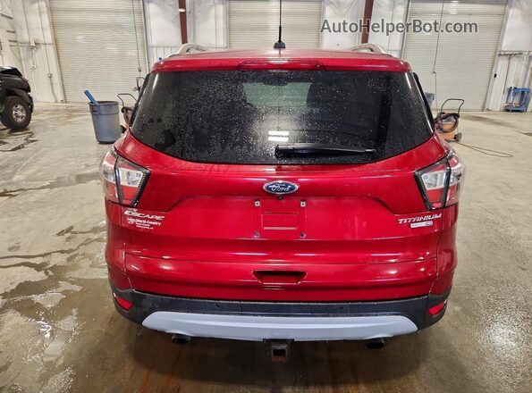1FMCU9J95HUA48810 2017 FORD ESCAPE Maroon Вид ззаду