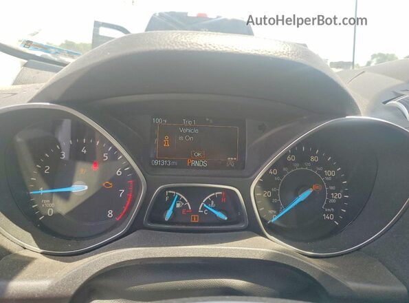 1FMCU9J95JUD49745 2018 FORD ESCAPE White Vista del cuadro de instrumentos