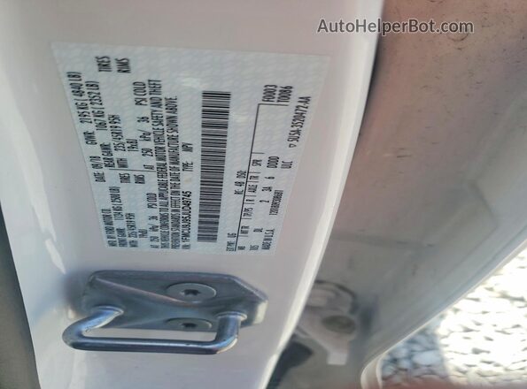 1FMCU9J95JUD49745 2018 FORD ESCAPE White Vista de la etiqueta del VIN