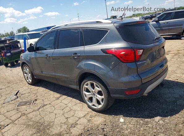 1FMCU9J95KUC57777 2019 FORD ESCAPE Gray უკანა მარცხენა