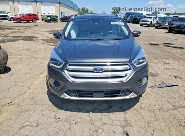 1FMCU9J95KUC57777 2019 FORD ESCAPE Gray წინა ხედი