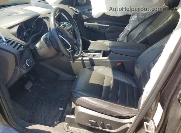 1FMCU9J95KUC57777 2019 FORD ESCAPE Gray წინა სალონის ხედი