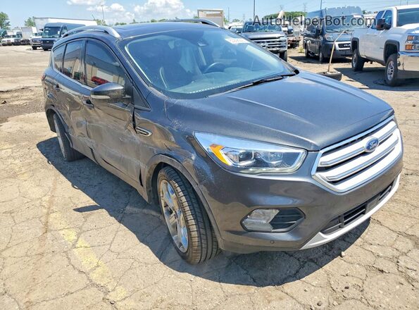 1FMCU9J95KUC57777 2019 FORD ESCAPE Gray წინა მარჯვენა
