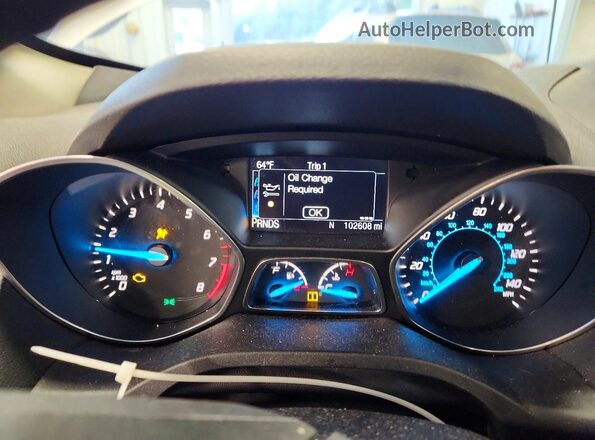 1FMCU9J97GUC06708 2016 FORD ESCAPE White Սարքավորումների վահանակի տեսք