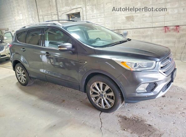 1FMCU9J97HUB33454 2017 FORD ESCAPE Серый Передняя правая четверть