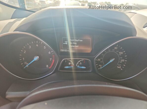 1FMCU9J97HUD36487 2017 FORD ESCAPE Gray ხელსაწყოთა პანელის ხედი