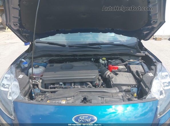 1FMCU9J97LUA21309 2020 FORD ESCAPE Blue Widok z tyłu