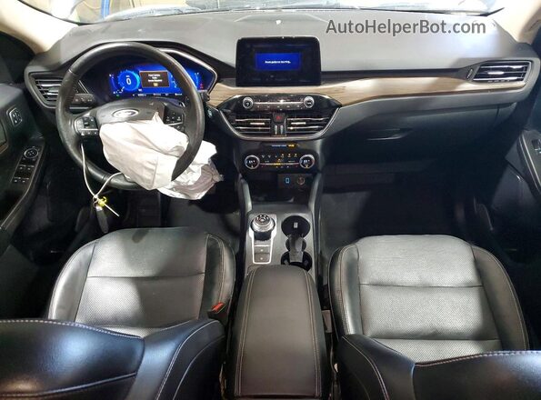 1FMCU9J97LUA80358 2020 FORD ESCAPE Black Առջևի վահանակի տեսք