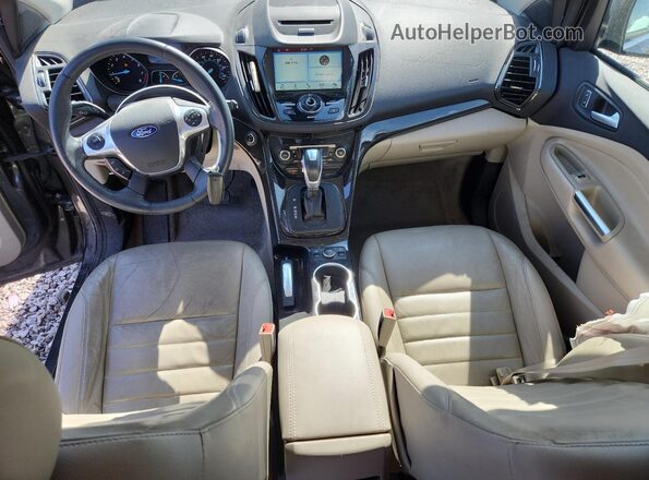 1FMCU9J98GUB03524 2016 FORD ESCAPE Gray Вид панелі приладів